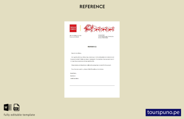lista para imprimir plantilla de referencia de cierre de Wells Fargo Bank de EE.